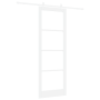Puerta Deslizante  con Juego de Hardware Blanco 83x232 cm de Madera Maciza de Pino | Foro24.es | Tu tienda online para hogar, jardín y más Foro24.es