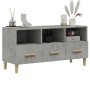 Betongrauer TV-Schrank aus Holzwerkstoff, 102 x 36 x 50 cm von vidaXL, TV-Möbel - Ref: Foro24-812604, Preis: 70,05 €, Rabatt: %