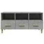 Concrete gray engineered wood TV cabinet 102x36x50 cm by vidaXL, TV Furniture - Ref: Foro24-812604, Price: 69,20 €, Discount: %