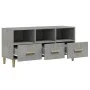 Concrete gray engineered wood TV cabinet 102x36x50 cm by vidaXL, TV Furniture - Ref: Foro24-812604, Price: 69,20 €, Discount: %
