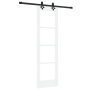 Puerta Deslizante  con Juego de Herrajes Blanca 61x198.5 cm de Madera Maciza de Pino | Foro24.es | Tu tienda online para hogar, jardín y más Foro24.es