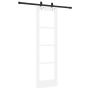 Puerta Deslizante  con Juego de Herrajes Blanca 61x198.5 cm de Madera Maciza de Pino | Foro24.es | Tu tienda online para hogar, jardín y más Foro24.es