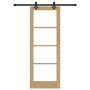 Puerta Deslizante  con Juego de Herrajes 73.5x198.5 cm de Madera de Pino Macizo | Foro24.es | Tu tienda online para hogar, jardín y más Foro24.es