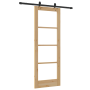Puerta Deslizante  con Juego de Herrajes 73.5x198.5 cm de Madera de Pino Macizo | Foro24.es | Tu tienda online para hogar, jardín y más Foro24.es