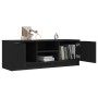 Mueble de TV madera contrachapada negro 102x35x36,5 cm de vidaXL, Muebles TV - Ref: Foro24-811512, Precio: 77,42 €, Descuento: %
