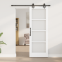 Puerta corredera  con kit de hardware Blanca 73.5x198.5 cm Madera maciza de pino | Foro24.es | Tu tienda online para hogar, jardín y más Foro24.es