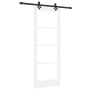 Puerta Deslizante  con Kit de Herrajes Blanca 78x202 cm Madera Maciza de Pino | Foro24.es | Tu tienda online para hogar, jardín y más Foro24.es