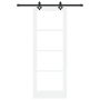 Puerta Corrediza con Hardware Blanca 78x211 cm de Madera Sólida de Pino | Foro24.es | Tu tienda online para hogar, jardín y más Foro24.es