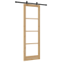 Puerta Deslizante  con Juego de Hardware 78x232 cm Madera Maciza de Pino | Foro24.es | Tu tienda online para hogar, jardín y más Foro24.es