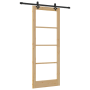 Puerta Deslizante  con Juego de Hardware - 83x211 cm - Madera Maciza de Pino | Foro24.es | Tu tienda online para hogar, jardín y más Foro24.es