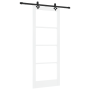 Puerta Deslizante  con Juego de Herrajes Blanca 83x211 cm de Madera Sólida de Pino | Foro24.es | Tu tienda online para hogar, jardín y más Foro24.es