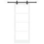 Puerta Deslizante  con Juego de Herrajes Blanca 83x211 cm de Madera Sólida de Pino | Foro24.es | Tu tienda online para hogar, jardín y más Foro24.es
