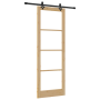Puerta Deslizante  con Juego de Hardware 83x232 cm Madera Maciza de Pino | Foro24.es | Tu tienda online para hogar, jardín y más Foro24.es