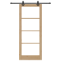 Puerta Deslizante  con Conjunto de Herrajes 86x211 cm Madera Maciza de Pino | Foro24.es | Tu tienda online para hogar, jardín y más Foro24.es
