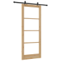 Puerta Deslizante  con Conjunto de Herrajes 86x211 cm Madera Maciza de Pino | Foro24.es | Tu tienda online para hogar, jardín y más Foro24.es