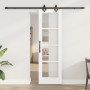 Puerta Deslizante  con Juego de Hardware Blanco 61x198.5 cm Madera Sólida de Pino | Foro24.es | Tu tienda online para hogar, jardín y más Foro24.es