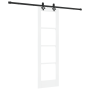 Puerta Deslizante  con Juego de Hardware Blanco 61x198.5 cm Madera Sólida de Pino | Foro24.es | Tu tienda online para hogar, jardín y más Foro24.es