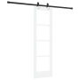 Puerta Deslizante  con Juego de Hardware Blanco 61x198.5 cm Madera Sólida de Pino | Foro24.es | Tu tienda online para hogar, jardín y más Foro24.es