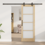 Puerta Deslizante  con Juego de Hardware 73.5x198.5 cm Madera Maciza Pino | Foro24.es | Tu tienda online para hogar, jardín y más Foro24.es
