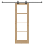 Puerta Deslizante  con Juego de Herrajes 73.5x211 cm Madera Maciza de Pino | Foro24.es | Tu tienda online para hogar, jardín y más Foro24.es
