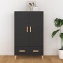Engineered wood black sideboard 70x31x115 cm by vidaXL, Sideboards - Ref: Foro24-812529, Price: 87,60 €, Discount: %