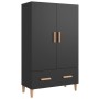 Engineered wood black sideboard 70x31x115 cm by vidaXL, Sideboards - Ref: Foro24-812529, Price: 87,60 €, Discount: %