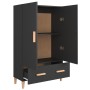 Engineered wood black sideboard 70x31x115 cm by vidaXL, Sideboards - Ref: Foro24-812529, Price: 87,60 €, Discount: %