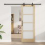 Puerta Deslizante  con Kit de Hardware 78x211 cm Madera Maciza de Pino | Foro24.es | Tu tienda online para hogar, jardín y más Foro24.es