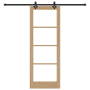 Puerta Deslizante  con Kit de Hardware 78x211 cm Madera Maciza de Pino | Foro24.es | Tu tienda online para hogar, jardín y más Foro24.es