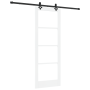 Puerta Deslizante  con Juego de Herrajes Blanca 78x211 cm de Madera Maciza de Pino | Foro24.es | Tu tienda online para hogar, jardín y más Foro24.es