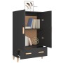 Sideboard aus schwarzem Holzwerkstoff 70x31x115 cm von vidaXL, Sideboards - Ref: Foro24-812529, Preis: 87,60 €, Rabatt: %