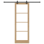 Puerta Deslizante  con Herrajes 83x232 cm Madera Maciza de Pino | Foro24.es | Tu tienda online para hogar, jardín y más Foro24.es
