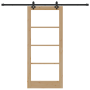 Puerta Corredera  con Juego de Hardware 86x198.5 cm de Madera Maciza de Pino | Foro24.es | Tu tienda online para hogar, jardín y más Foro24.es