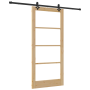 Puerta Corrediza  con Conjunto de Hardware 93x202 cm de Pino Macizo | Foro24.es | Tu tienda online para hogar, jardín y más Foro24.es