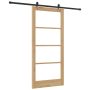 Puerta Corrediza  con Conjunto de Hardware 93x202 cm de Pino Macizo | Foro24.es | Tu tienda online para hogar, jardín y más Foro24.es