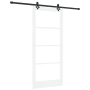 Puerta Deslizante  con Herrajes Blanca 93x211 cm de Madera Sólida de Pino | Foro24.es | Tu tienda online para hogar, jardín y más Foro24.es