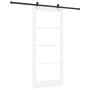 Puerta Deslizante  con Herrajes Blanca 93x211 cm de Madera Sólida de Pino | Foro24.es | Tu tienda online para hogar, jardín y más Foro24.es