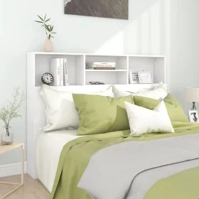 Mueble cabecero blanco 140x19x103,5 cm de vidaXL, Cabeceros y pies de cama - Ref: Foro24-811862, Precio: 74,71 €, Descuento: %