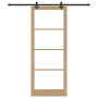 Puerta Deslizante  con Juego de Hardware 93x232 cm Madera Sólida de Pino | Foro24.es | Tu tienda online para hogar, jardín y más Foro24.es