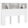 Mueble cabecero blanco 140x19x103,5 cm de vidaXL, Cabeceros y pies de cama - Ref: Foro24-811862, Precio: 74,71 €, Descuento: %