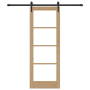 Juego de Puerta Corrediza  con Herrajes 73.5x198.5 cm Madera Maciza de Pino | Foro24.es | Tu tienda online para hogar, jardín y más Foro24.es