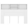 Mueble cabecero blanco 140x19x103,5 cm de vidaXL, Cabeceros y pies de cama - Ref: Foro24-811862, Precio: 79,51 €, Descuento: %