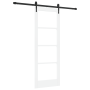 Juego de Puerta Corrediza  con Herrajes Blanco 73.5x198.5 cm Madera Maciza de Pino | Foro24.es | Tu tienda online para hogar, jardín y más Foro24.es