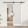 Juego de Puerta Corrediza  con Herrajes Blanco 73.5x198.5 cm Madera Maciza de Pino | Foro24.es | Tu tienda online para hogar, jardín y más Foro24.es