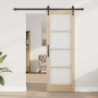 Puerta Corredera  con Juego de Herrajes 73.5x211 cm Madera Maciza de Pino | Foro24.es | Tu tienda online para hogar, jardín y más Foro24.es