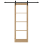 Puerta Corredera  con Juego de Herrajes 73.5x211 cm Madera Maciza de Pino | Foro24.es | Tu tienda online para hogar, jardín y más Foro24.es