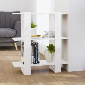 Shiny white shelf/space divider 80x30x87 cm by vidaXL, Bookcases and shelves - Ref: Foro24-811589, Price: 34,17 €, Discount: %