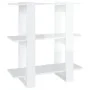Shiny white shelf/space divider 80x30x87 cm by vidaXL, Bookcases and shelves - Ref: Foro24-811589, Price: 34,17 €, Discount: %