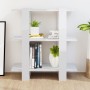 Glänzend weißes Regal/Raumteiler 80x30x87 cm von vidaXL, Bücherregale und Regale - Ref: Foro24-811589, Preis: 34,17 €, Rabatt: %