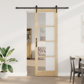 Puerta Corrediza con Juego de Herrajes 78x232 cm